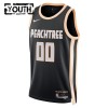 NBA Atlanta Hawks Trikot Personalisierung Nike 2025-26 City Edition Schwarz Swingman - Kinder